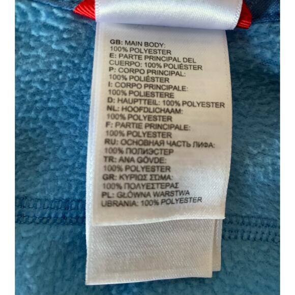 The North Face full zip light fleece blue size medium - Picture 5 of 7